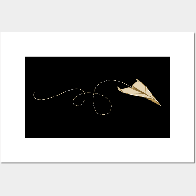 Flying Paper Plane Wall Art by Studio DAVE